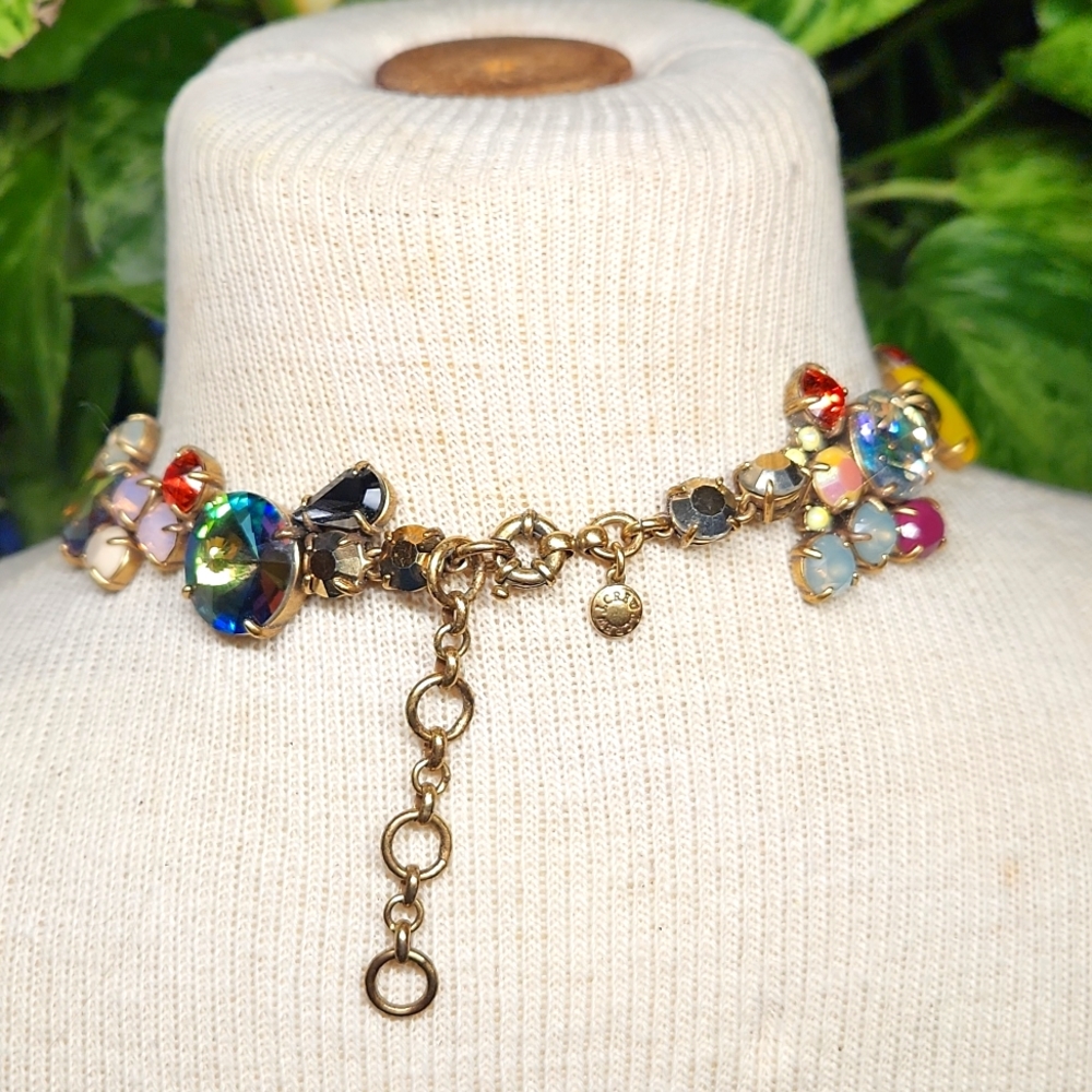 J. Crew Multi-Colored Mindy Statement Necklace - image 3